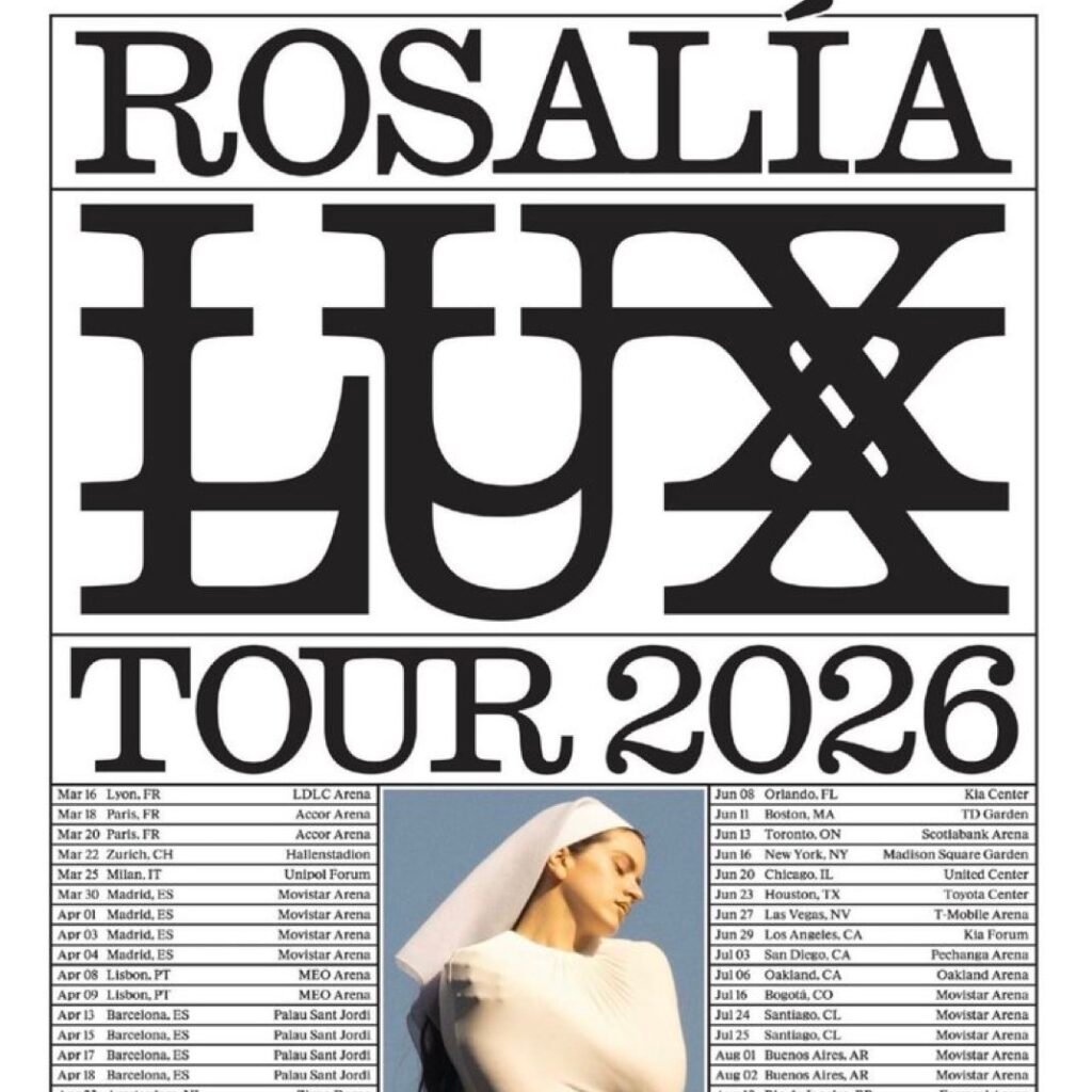 Rosalía anuncia LUX Tour en México