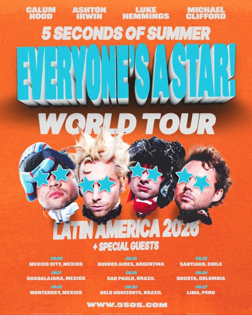 5 Seconds of Summer anuncia presentaciones en México